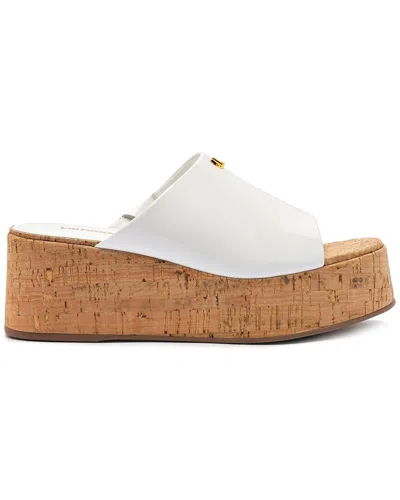 Larroude Larroudé Charli Patent Mule In White