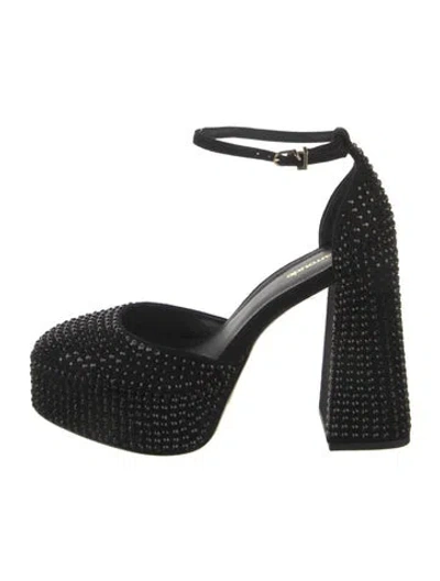 Pre-owned Larroude Crystal Embellishments D'orsay Pumps