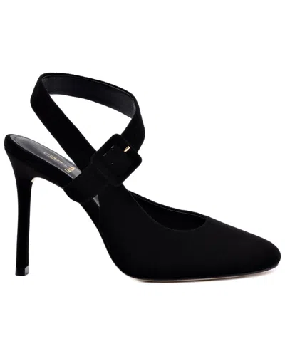 Larroude Larroudé Deena By Larroudé Leather Pump In Black