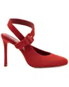Larroude Larroudé Deena By Larroudé Leather Pump In Red