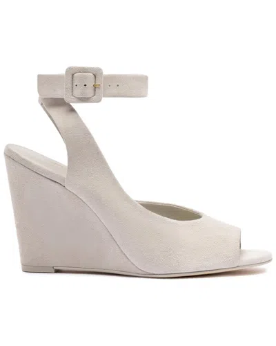 Larroude Larroudé Deena By Larroudé Suede Wedge In Gray