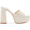 Larroude Larroudé Dolly Mule In Beige