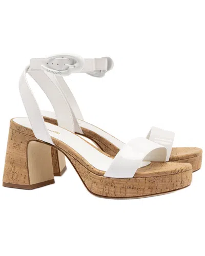 Larroude Larroudé Dolly Verona Patent Sandal In Brown