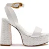 Larroude Larroudé Dolly Verona Sandal In White
