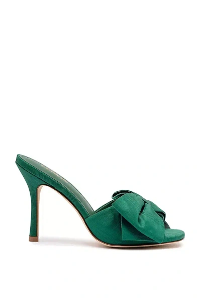 Larroude Elle Mule In Green