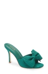Larroude Elle Mule In Emerald