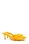 Larroude Mini Elle Pump In Mango
