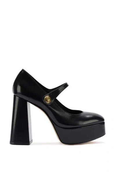 Larroude Women's Emma 115mm Leather Mary Jane Pumps In Black