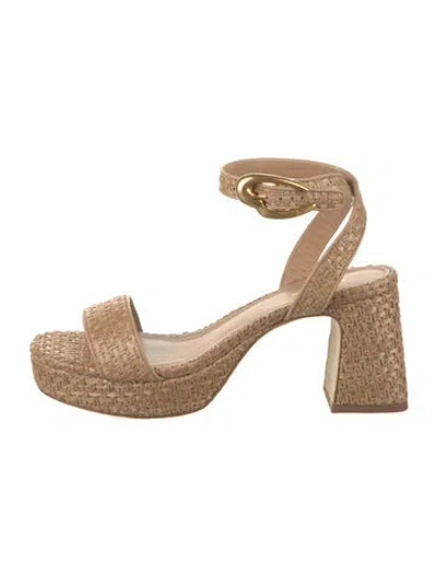 Pre-owned Larroude Espadrilles W/ Tags In Neutral