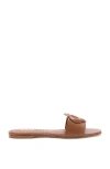 Larroude Larroudé Flora Flat In Caramel