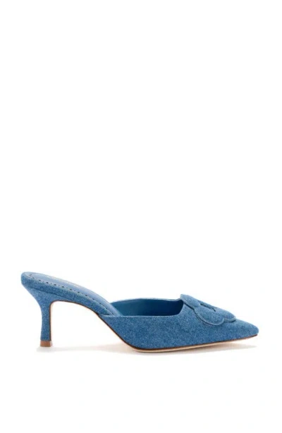 Larroude Larroudé Flora Pump In Blue