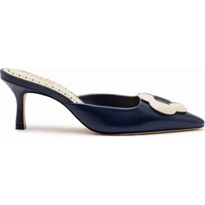 Larroude Women's Flora Pumps In Indigo
