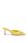 Larroude Flora Pump In Yellow