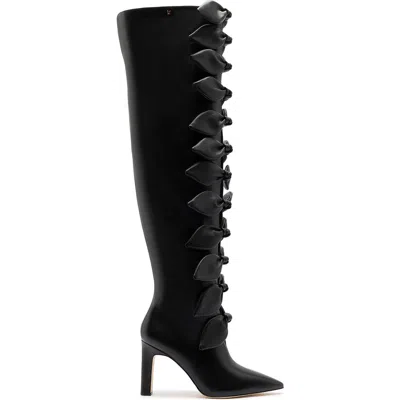 Larroude Larroudé For Jonathan Cohen Tie Boot In Black