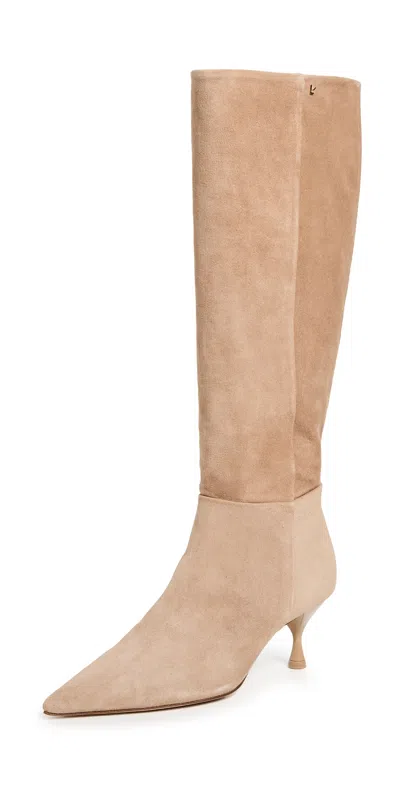 Larroude Georgia High Boots Peanut