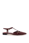 Larroude Grace Flat In Red