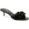 Larroude Greta Mule Heels In Black