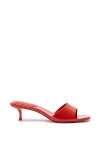 Larroude Greta Mule Heels In Red