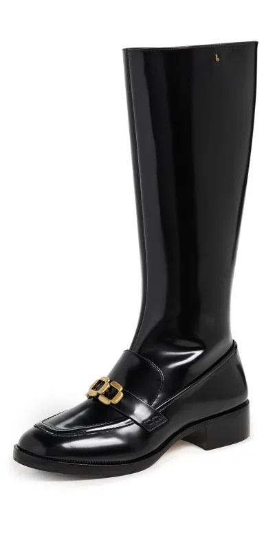 Larroude Harrington Boots Black