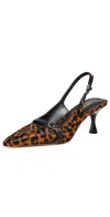 Larroude Ines Mules Natural In Natural