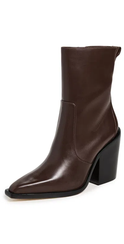 Larroude James Booties Brown