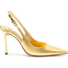 Larroude Larroudé Kaitlan Studs Pump In Gold