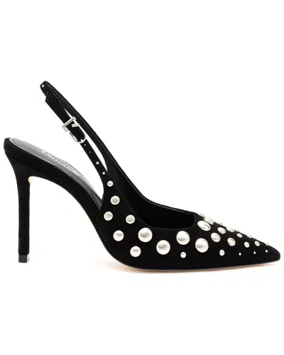 Larroude Kaitlan Studs Suede Pump