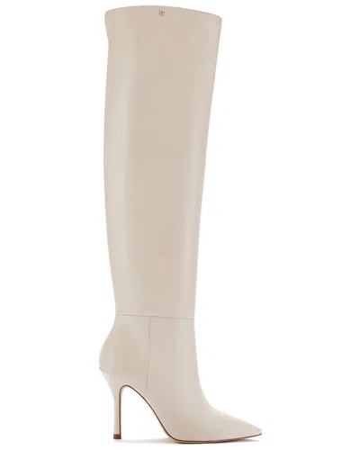 Larroude Larroudé Kate Leather Boot In White