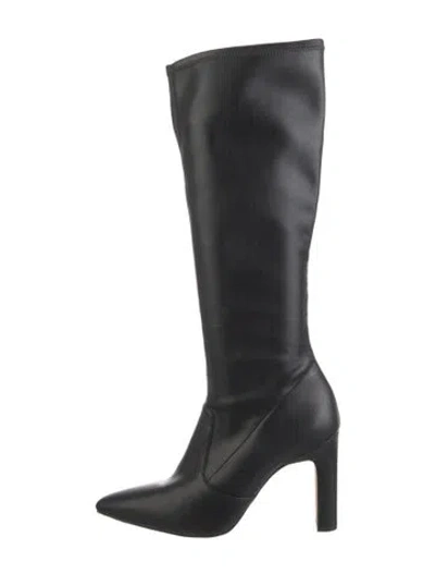Pre-owned Larroude Leather Boots In Black