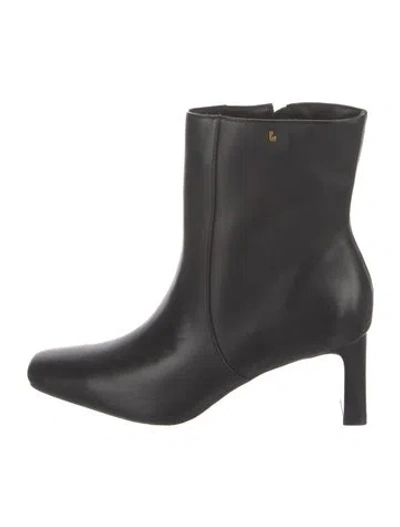 Pre-owned Larroude Leather Boots In Black