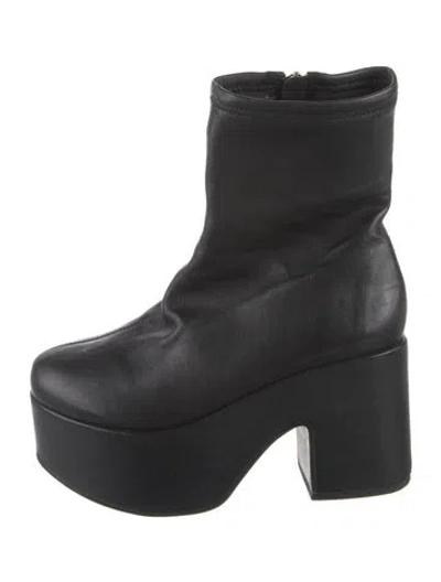 Pre-owned Larroude Leather Boots In Black