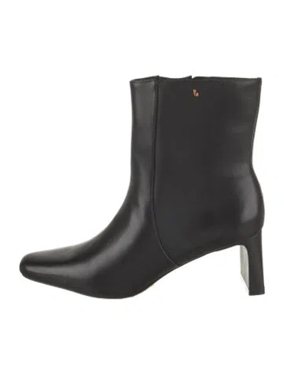 Pre-owned Larroude Leather Boots In Black
