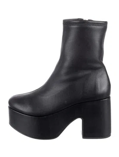 Pre-owned Larroude Leather Boots In Black