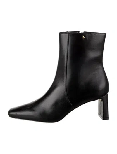 Pre-owned Larroude Leather Boots In Black