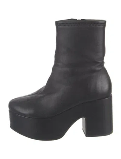 Pre-owned Larroude Leather Boots In Black
