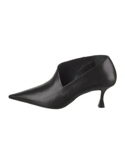 Pre-owned Larroude Leather Boots In Black