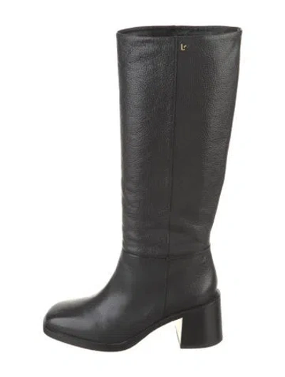 Pre-owned Larroude Leather Boots In Black