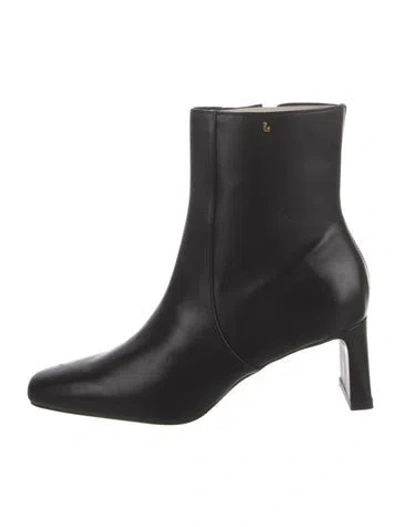 Pre-owned Larroude Leather Boots In Black