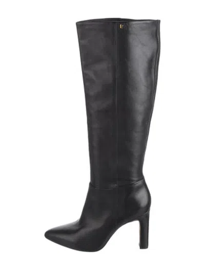 Pre-owned Larroude Leather Boots In Black