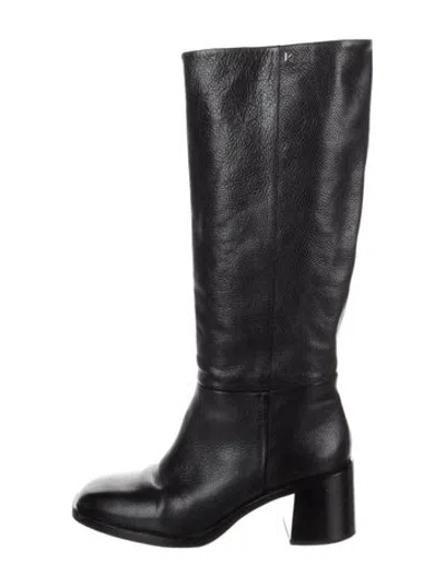 Pre-owned Larroude Leather Boots In Black