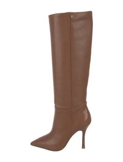 Pre-owned Larroude Leather Boots In Brown
