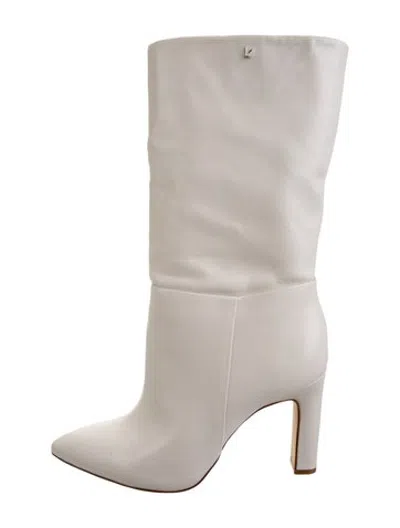 Pre-owned Larroude Leather Boots In Grey