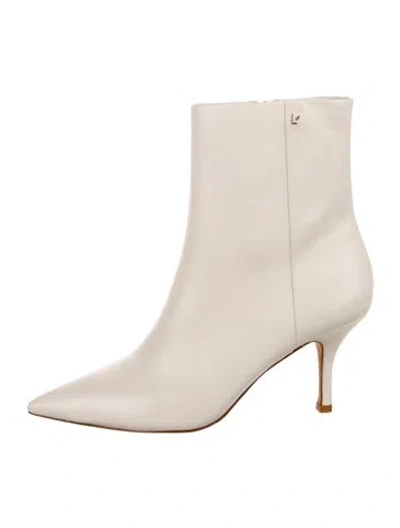 Pre-owned Larroude Leather Boots In Neutral