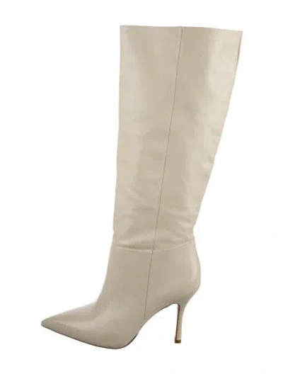 Pre-owned Larroude Leather Boots In Neutral