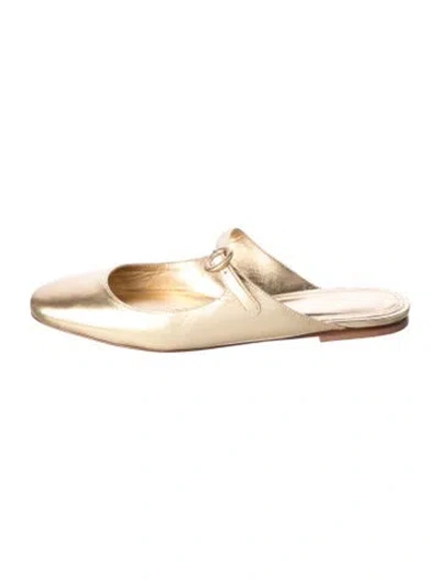 Pre-owned Larroude Leather Mules