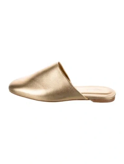Pre-owned Larroude Leather Mules