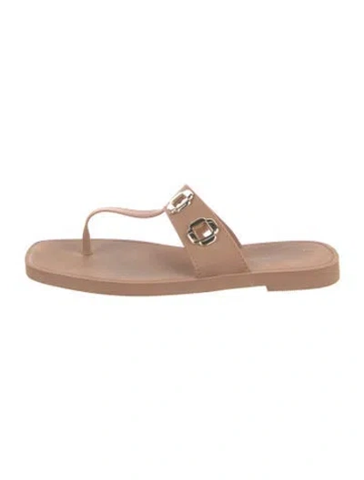 Pre-owned Larroude Leather In Neutrals