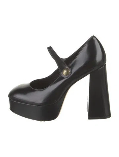 Pre-owned Larroude Leather Pumps In Black