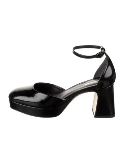 Pre-owned Larroude Leather Pumps In Black