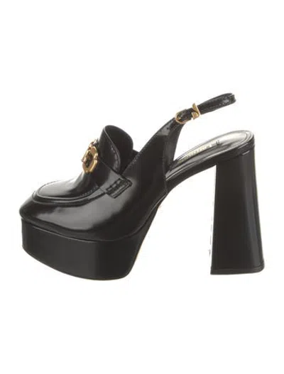 Pre-owned Larroude Leather Pumps In Black